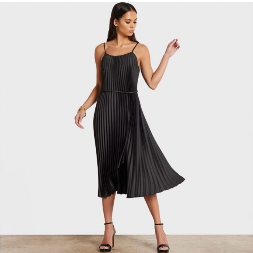 Sam Edelman Black Midi Dress